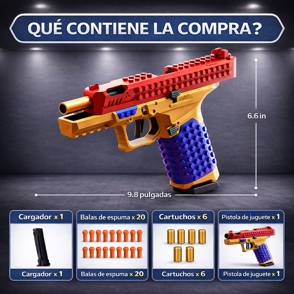 BuildShot - Pistola de Bloques